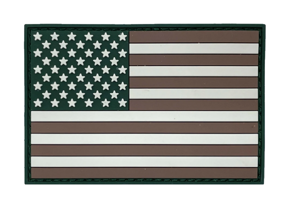 American Flag Patches - CAMO Versions - PS Patch Designs