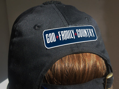 God + Family + Country - Patch